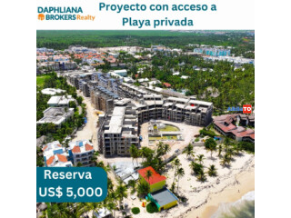 Proyecto inmobiliario 1 Ambiente en oferta en Bávaro Punta Cana
